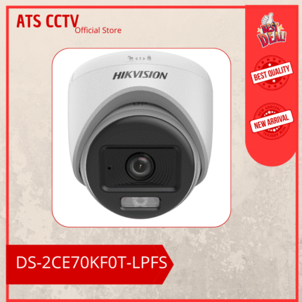 HIKVISION KAMERA DS-2CE70KF0T-LPFS IN 5MP CL +A SMART LIGHT