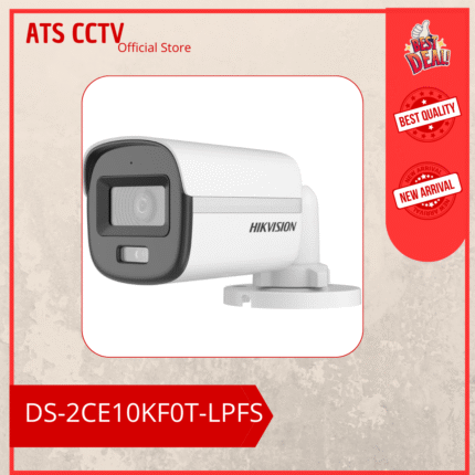 HIKVISION KAMERA DS-2CE10KF0T-LPFS OUT 5MP CL +A SMART LIGHT