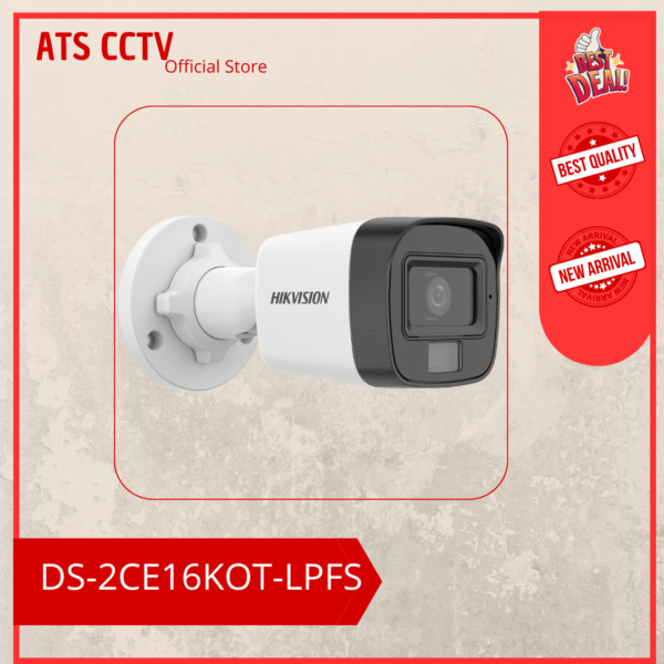 HIKVISION CCTV DS-2CE16K0T-LPFS OUT 5MP +A